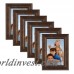 Red Barrel Studio Espresso Brown Solid Wood Picture Frame RBRS3825